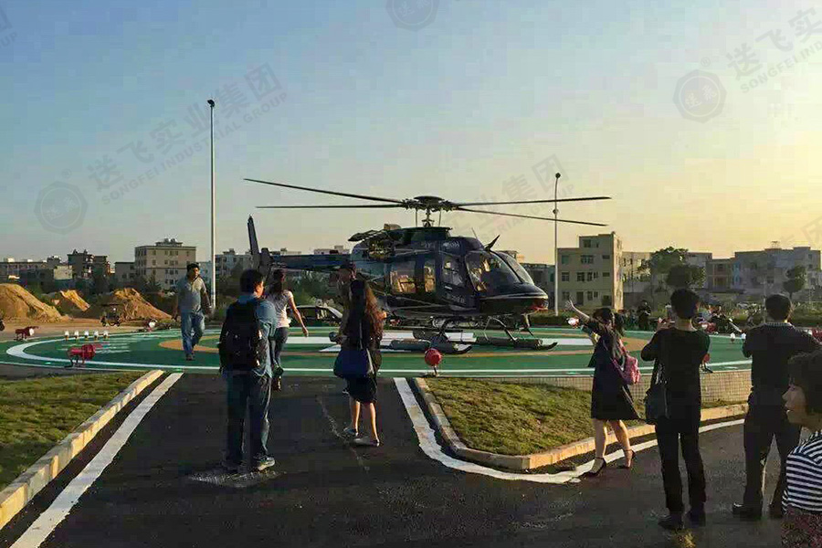 海南?？?海南省腫瘤醫(yī)院 地面停機坪的試飛驗收圖1